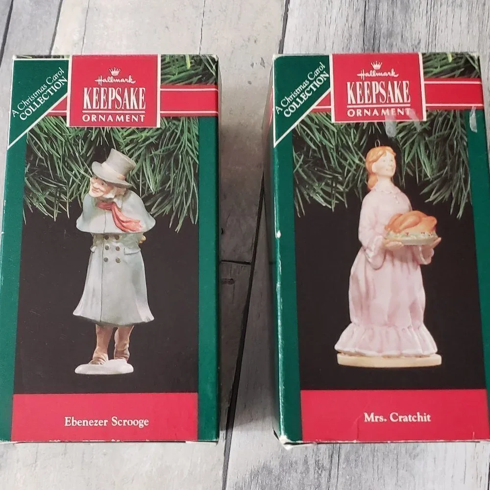 Hallmark Keepsake Ornament - Ebenezer Scrooge and Mrs. Cratchit